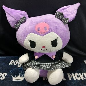 Kuromi Hello Kitty And Friends 12" Plush Purple Cat Posable Ears